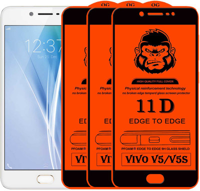 Xester Edge To Edge Tempered Glass for VIVO V5S(Pack of 3)