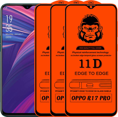 Rofix star Edge To Edge Tempered Glass for OPPO R17 PRO(Pack of 3)