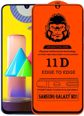 Xester Edge To Edge Tempered Glass for SAMSUNG GALAXY M31(Pack of 1)