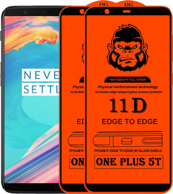 Xester Edge To Edge Tempered Glass for OnePlus 5T(Pack of 2)