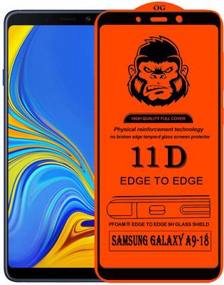 GORILLA FIVE Edge To Edge Tempered Glass for ; SAMSUNG GALAXY A9-2018(Pack of 1)