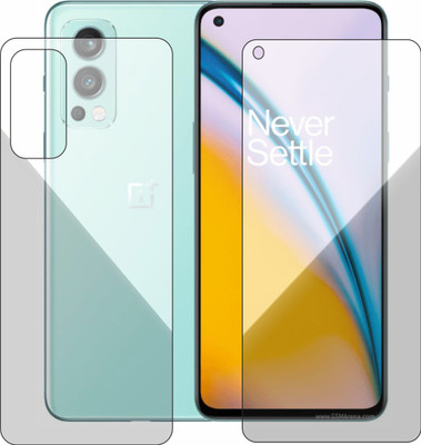 FINCH Front and Back Screen Guard for OnePlus Nord 2(Pack of 2)