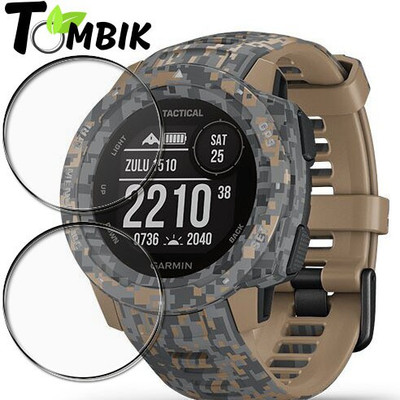 tombik Impossible Screen Guard for GARMIN Instinct – Tactical Edition Smartwatch(Pack of 2)