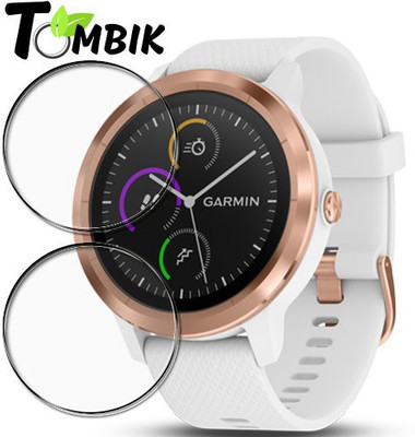 tombik Impossible Screen Guard for Garmin Vivoactive 3 Smartwatch(Pack of 2)