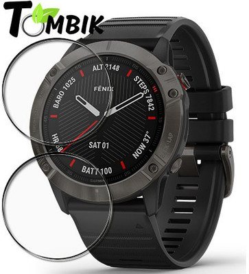tombik Impossible Screen Guard for Garmin fenix 6X Smartwatch(Pack of 2)