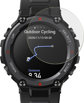 SOMTONE Impossible Screen Guard for AMAZFIT T-REX PRO 1.3 INCH SMART WATCH(Pack of 1)