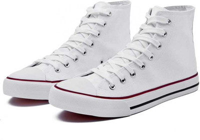 HOCKWOOD Sneakers High Tops For Men(White , 7)
