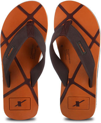 Sparx Men Flip Flops(Tan, Brown , 6)
