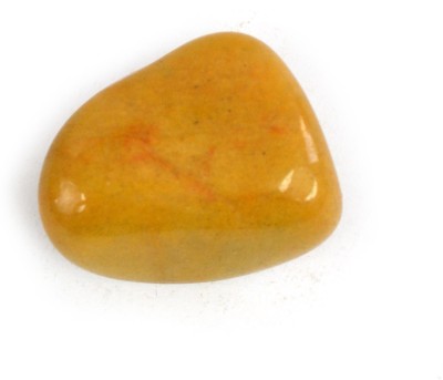 CRYSTU 147-Yellow Jasper-Single-Tumble-Stone-1pc Polished Asymmetrical Crystal Pebbles(Yellow 1 Pieces)