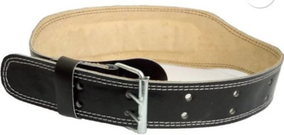 FITNESS All Leather Weight Lifting Belt Gym Back Support Power Lifting Belt Back Back / Lumbar Support