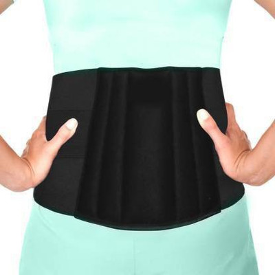 Witzion Lumbar Sacral LS Belt Spinal Brace Lower Back Pain Fracture Injurie Posture Belt Posture Corrector(Black)