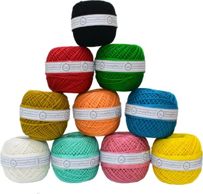 Embroiderymaterial Multicolor Thread(130 m Pack of10)