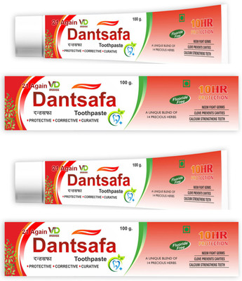 21 again Dantsafa Toothpaste(200 g, Pack of 2)