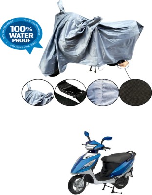 RONISH Waterproof Two Wheeler Cover for TVS(Scooty Streak, Grey)