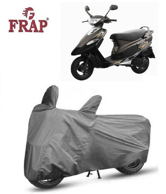 Frap Two Wheeler Cover for TVS(Scooty Pep+, Grey)