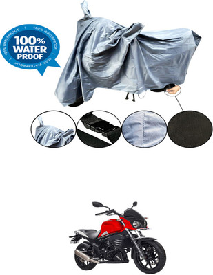 RONISH Waterproof Two Wheeler Cover for Mahindra(MOJO XT 300, Grey)