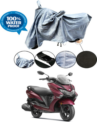 RONISH Waterproof Two Wheeler Cover for Suzuki(Burgman Street, Grey)