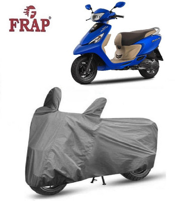 Frap Two Wheeler Cover for TVS(Zest, Grey)