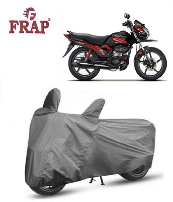 Frap Two Wheeler Cover for Hero(Passion Pro TR, Grey)