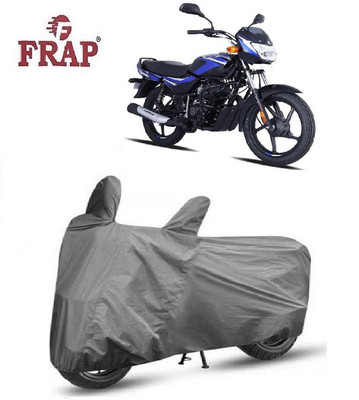 Frap Two Wheeler Cover for Bajaj(Platina, Grey)