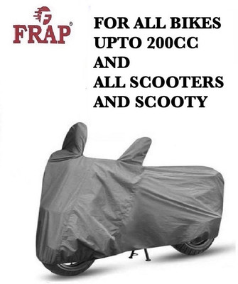 Frap Two Wheeler Cover for Universal For Bike(Grey)