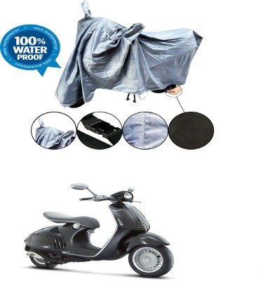 RONISH Waterproof Two Wheeler Cover for Piaggio(Piaggio Vespa, Grey)