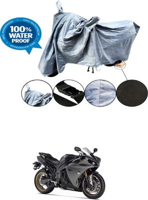 RONISH Waterproof Two Wheeler Cover for Yamaha(YZF-R1, Grey)