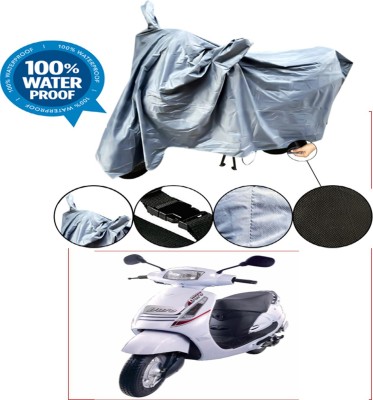 RONISH Waterproof Two Wheeler Cover for Mahindra(Duro, Grey)