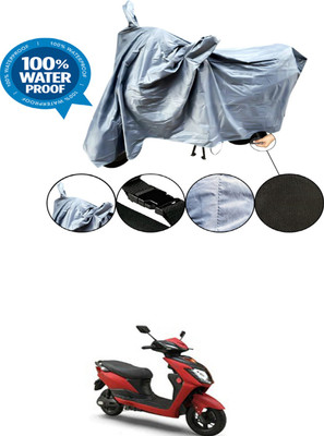 RONISH Waterproof Two Wheeler Cover for Ather(Scooty, Grey)