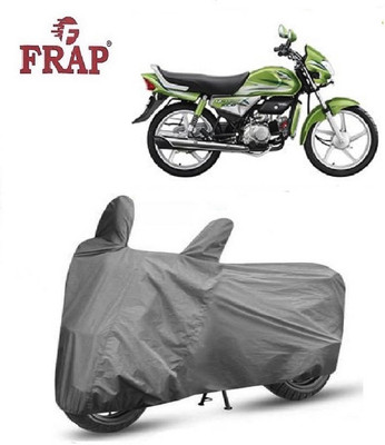 Frap Two Wheeler Cover for Hero(HF Deluxe Eco, Grey)