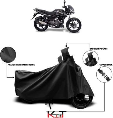 KEDIT Waterproof Two Wheeler Cover for Bajaj(Pulsar, Black)