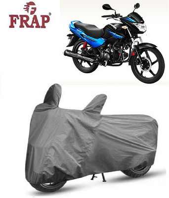 Frap Two Wheeler Cover for Hero(Glamour, Grey)