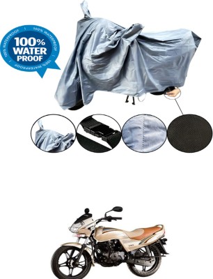 RONISH Waterproof Two Wheeler Cover for LML(Freedom LS, Grey)