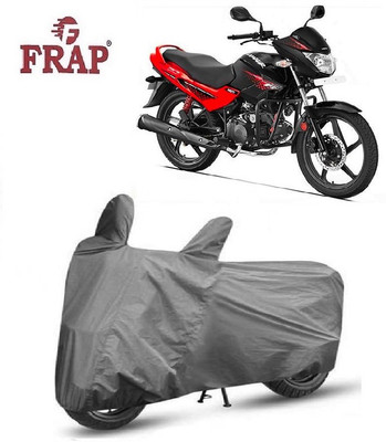 Frap Two Wheeler Cover for Hero(Glamour Programmed FI, Grey)