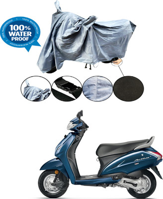 RONISH Waterproof Two Wheeler Cover for Honda(Activa 4G, Grey)