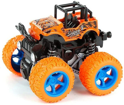 K A Enterprises Mini Monster Truck Friction Powered Cars Toys(Multicolor)