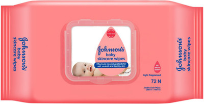 JOHNSON'S Baby Skincare Wipes 72s(72 Wipes)