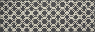 Saral Home Grey Cotton Runner(2 ft,  X 7 ft, Rectangle)