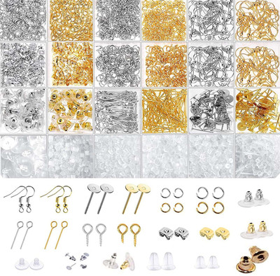 DIY Crafts Hardware Jump Rings, Clasps and Earring Hooks Jewelry Necklace Repair Kit for Jewelry Making Supplies, Earring Making Findings and Necklace Bracelets Repair (100 Grm, Mix Gold/Silver) DIY Crafts Hardware Jump Rings, Clasps and Earring Hooks Jewelry Necklace Repair Kit for Jewelry Making Supplies, Earring Making Findings and Necklace Bracelets Repair (100 Grm, Mix Gold/Silver)