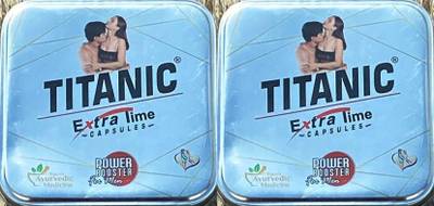 TITANIC-K2 Extra Time Power Booster For Men (Pack of 2)