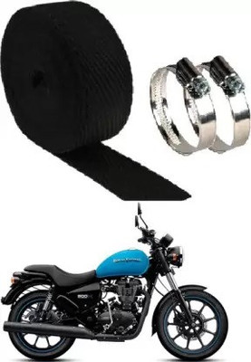 SRPHERE Exhaust Heat Shield (3Mtr, Black) Bike Exhaust Heat Shield Bike Exhaust Heat Shield