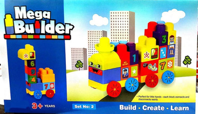 Jayaansh Traders Mega Builder Set - 2 Colourful Blocks For Kids(Multicolor)