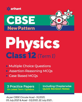 CBSE New Pattern Physics Class 12 for 2021-22 Exam (MCQs based book for Term 1)(English, Paperback, Jain Naman)