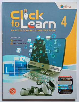 Optima click to learn an activity- based computer Book class 4(Paperback, Abhay Singh, Bhawana Puri)