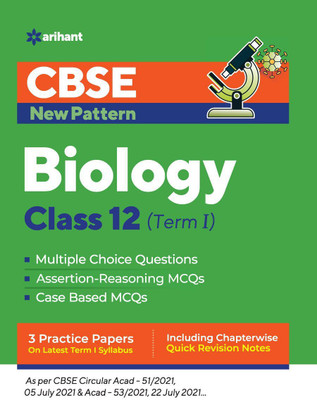 CBSE New Pattern Biology Class 12 for 2021-22 Exam (MCQs based book for Term 1)(English, Paperback, Salim Sanubia)