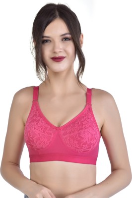 Alishan Women Minimizer Non Padded Bra(Pink)