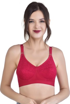 Alishan Women Minimizer Non Padded Bra(Red)