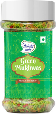 Delight nuts Green Mukhwas Mint Mouth Freshener(150 g)