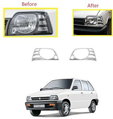 Auto Smart Look Headlamp Frame for Maruti 800(Pack of 2)