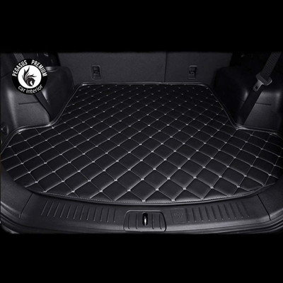 Pegasus Premium Leatherite 7D Mat For  Maruti New Brezza(Black)
